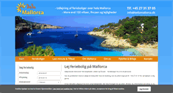 Desktop Screenshot of bellamallorca.dk